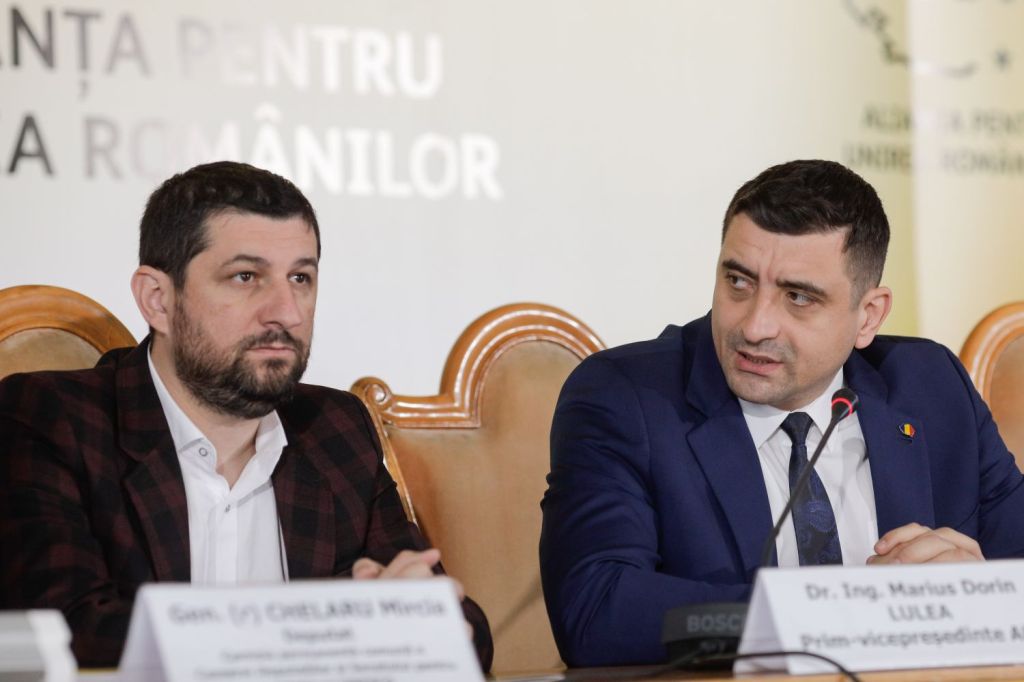 Marius Lulea și George Simion. Foto: Inquam Photos / George Călin