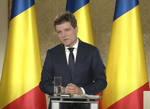 Nicușor Dan, la dezbaterea TVR FOTO Captură VIDEO YouTube