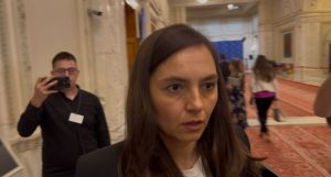 Anamaria Gavrilă, la Parlament. Foto: HotNews / David Leonard Bularca