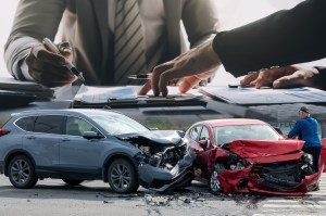 Accident auto. Colaj: Ion Mateș / Hotnews. Foto: Shutterstock