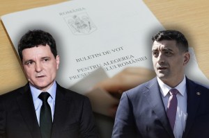 Nicușor Dan și George Simion. Colaj: Ion Mateș / Hotnews. Foto: Inquam Photos, Profimedia