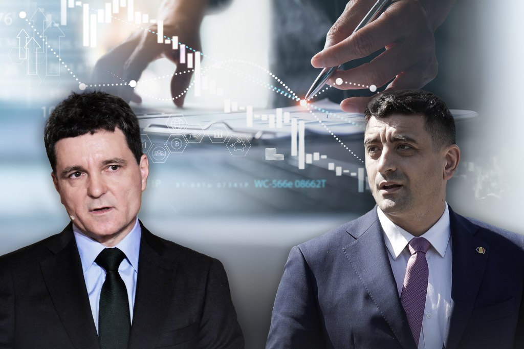 Nicușor Dan și George Simion. Colaj: Ion Mateș / Hotnews. Foto: Profimedia, Inquam Photos, Shutterstock