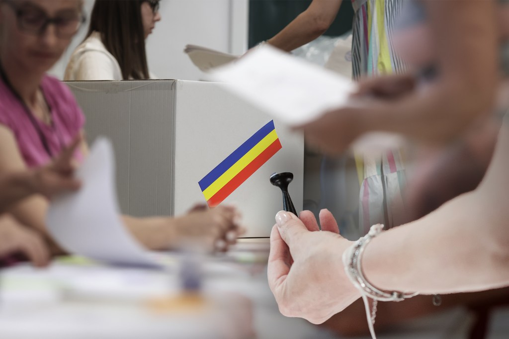 Alegeri prezidențiale în România. Colaj: Ion Mateș / Hotnews. Foto: Inquam Photos, Shutterstock