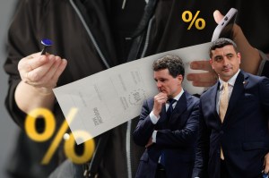 Rezultate exit poll ale turului II al alegerilor prezidențiale din 2025. Grafică: Ion Mateș / Hotnews. Foto: Inquam Photos, Profimedia
