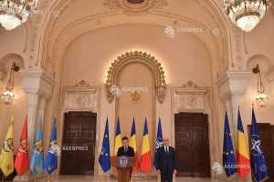 Nicușor Dan și Ilie Bolojan, în conferința de presă din 20 iunie 2025. Foto: Grigore Popescu / Agerpres