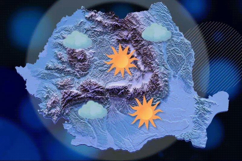 Valuri de căldură și furtuni. Grafică: Marian Toader