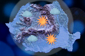Valuri de căldură și furtuni. Grafică: Marian Toader