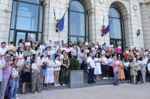 Protest al bugetarilor, 1 iulie 2025. Inquam Photos / Octav Ganea