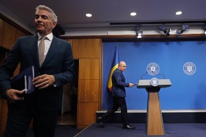 Dragoș Anastasiu și Ilie Bolojan. Inquam Photos / Mălina Norocea