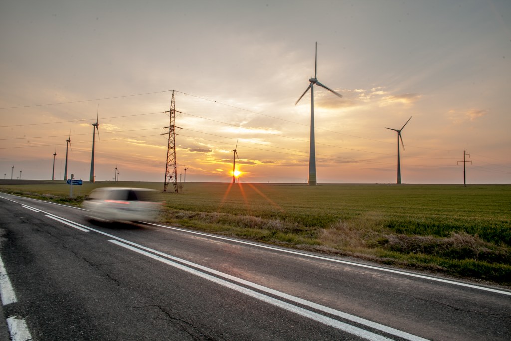 Parc eolian în județul Constanța. Inquam Photos / Ovidiu Micsik