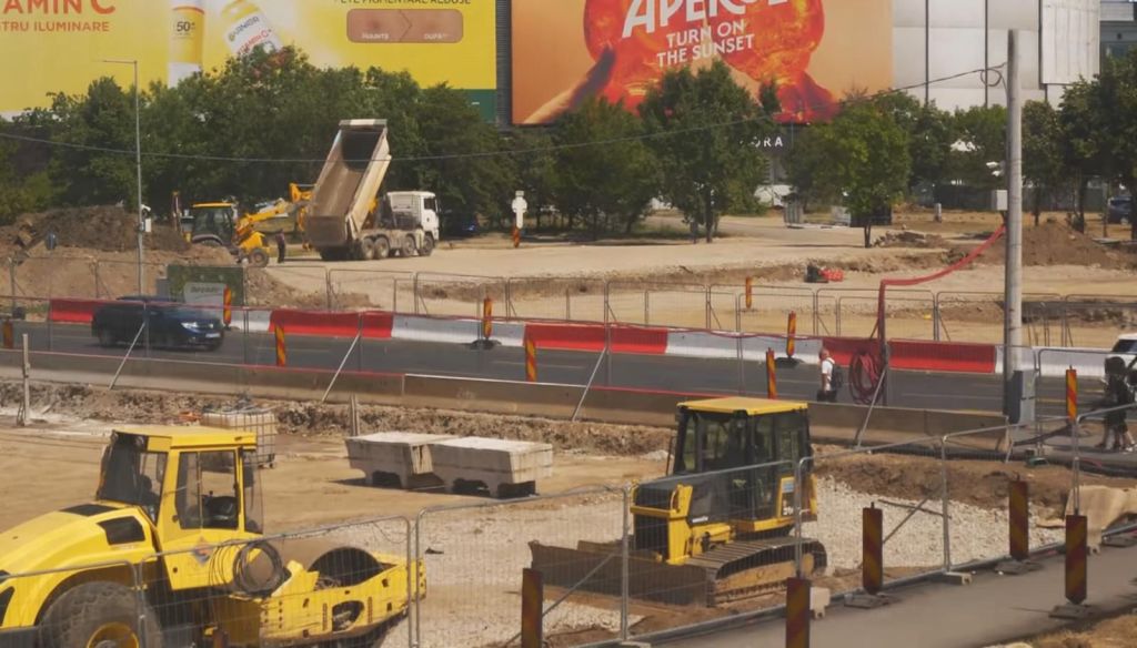 Șantierul de la planșeul Unirii / Foto: Adi Iacob / HotNews