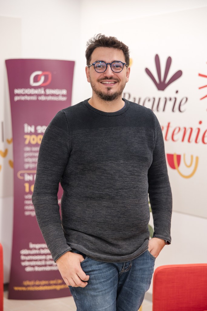 Valentin Georgescu, directorul executiv al asociației Niciodată Singur. Foto: Facebook