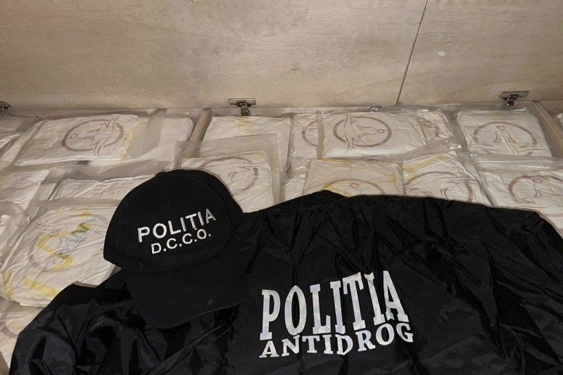 Cea mai mare captură de cocaină din România de anul acesta. Unde ascunseseră cei doi cetățeni sârbi drogurile