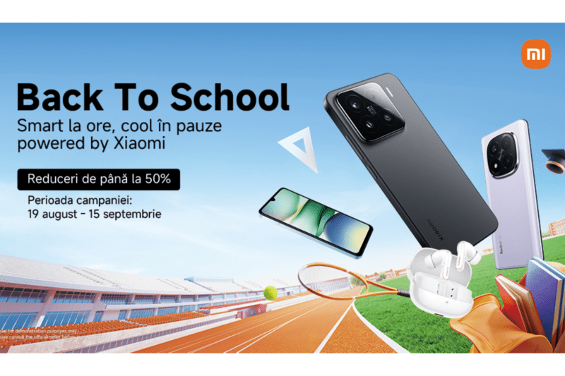 Echipează-te pentru școală cu ofertele speciale Xiaomi: produse smart pentru o învățare eficientă