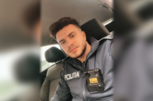 Polițistul Andrei Jianu. Foto: Marian Godină / Facebook