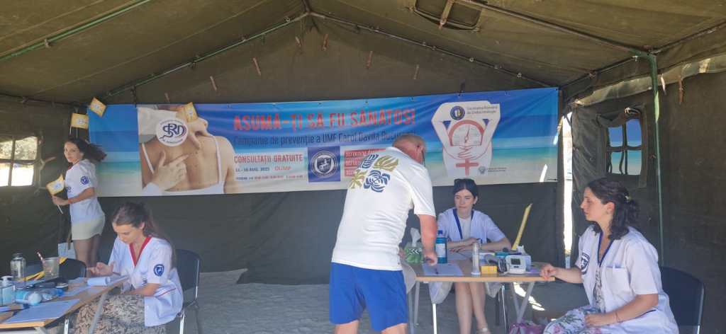 Campania „Asumă-ți să fii sănătos!” / Foto: UMF Carol Davila