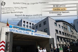 Spitalul Floreasca din București. Colaj: Ion Mateș / Hotnews. Inquam Photos / George Călin