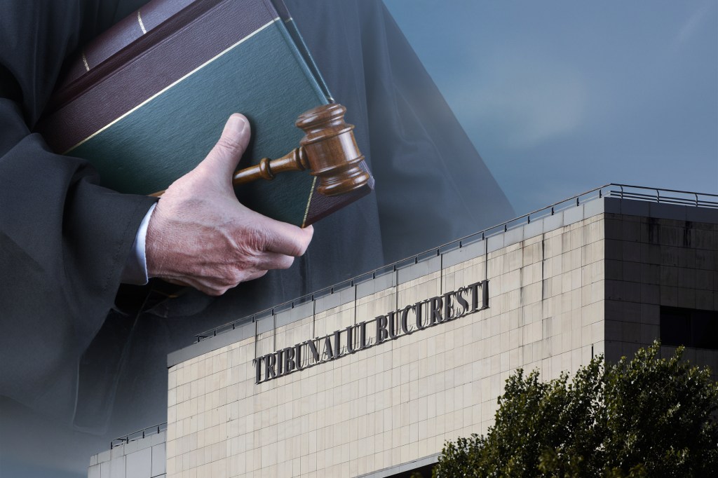 Tribunalul București. Colaj: Ion Mateș / Hotnews. Foto: Creative Lab / Shutterstock