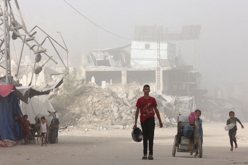 Imagini din satelit: un cartier din Gaza a fost șters de pe fața pământului în urma atacurilor israeliene. Cum s-a schimbat locul în doar trei săptămâni