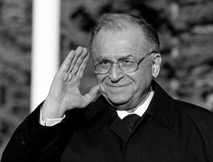 Ion Iliescu - TARIK TINAZAY / AFP / Profimedia