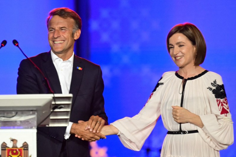 VIDEO Macron a vorbit minute întregi în limba română, în Republica Moldova: „Datorită vouă, în această seară, inima Europei bate mai puternic ca niciodată, la Chișinău”