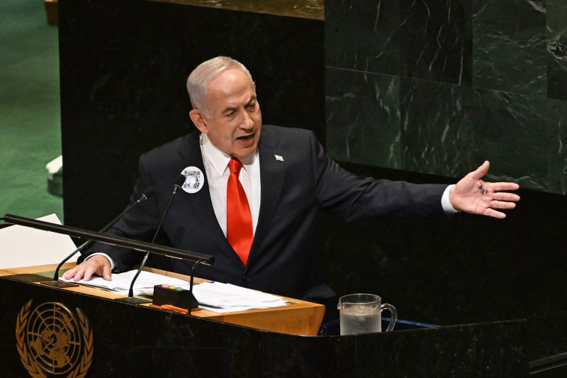 VIDEO Netanyahu, discurs dezlănțuit de la tribuna ONU contra presiunilor din țări occidentale: „Ar fi o sinucidere națională pentru Israel”