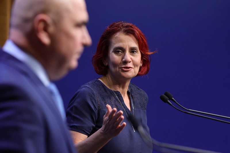 Purtătorul de cuvânt al Guvernului, Ioana Dogioiu. Foto: Inquam Photos / Octav Ganea