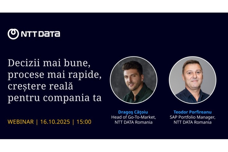Spune DA pentru Digitalizare! NTT DATA digitalizează cele mai mari companii din România, cu puterea SAP