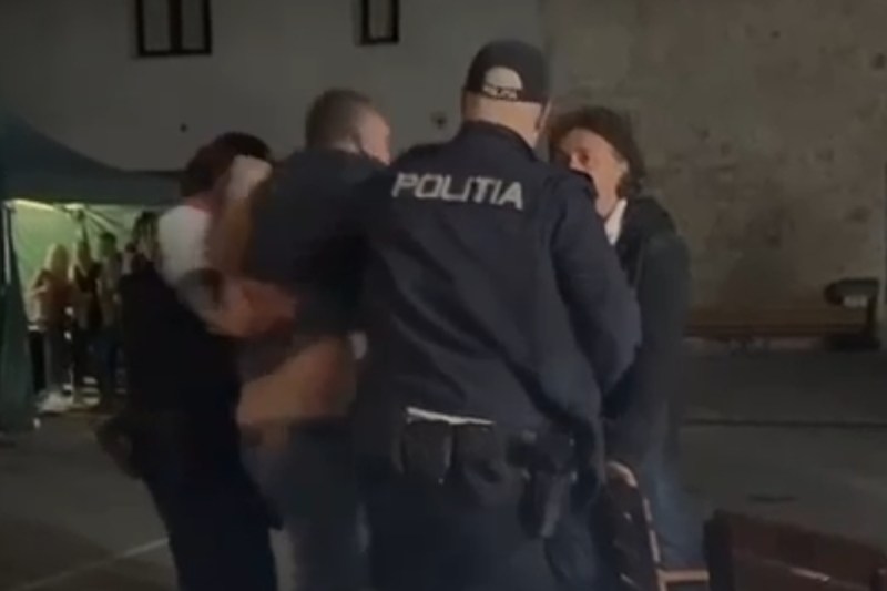 VIDEO. Președintele UDMR Brașov, încătușat de polițiști