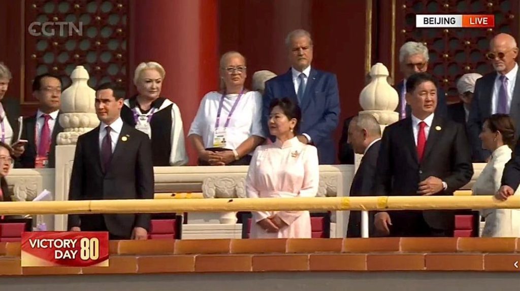 Cuplul Năstase, la Beijing. Foto: adriannastase.ro