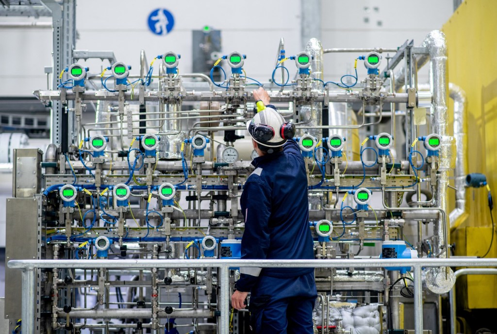 Unitate de stocare a gazelor naturale, fotografie ilustrativă. Foto: Hauke-Christian Dittrich / AFP / Profimedia