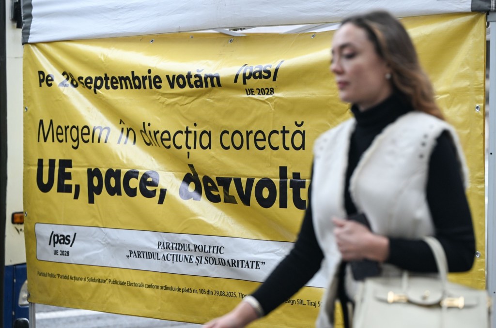 Campania electorală pentru alegerile parlamentare din Republica Moldova, 2025. Foto: Artur Widak/NurPhoto / Shutterstock Editorial / Profimedia