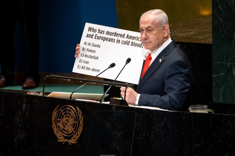 VIDEO Benjamin Netanyahu, huiduit la Adunarea Generală a ONU. Zeci de ambasadori au ieșit din sală când și-a susținut discursul