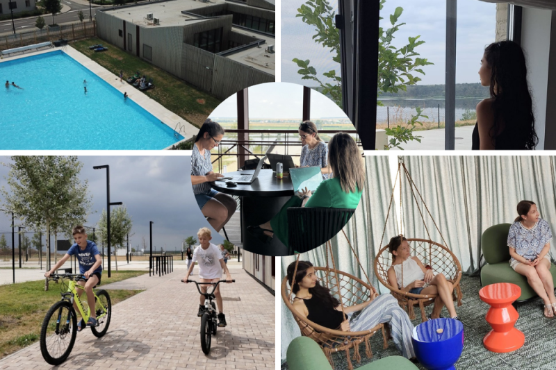 totuldespremame.ro: Ne-am mutat redacția la Liziera de Lac pentru o zi. Iată cum e viața într-un complex rezidențial aflat în mijlocul naturii!