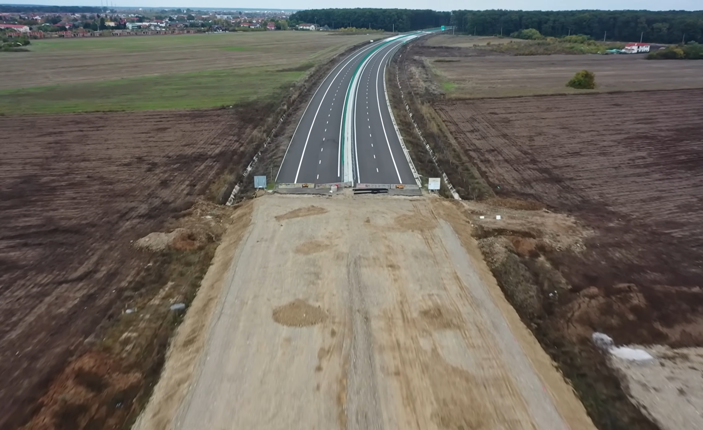 O porțiune de autostradă de lângă Capitală va fi gata, dar n