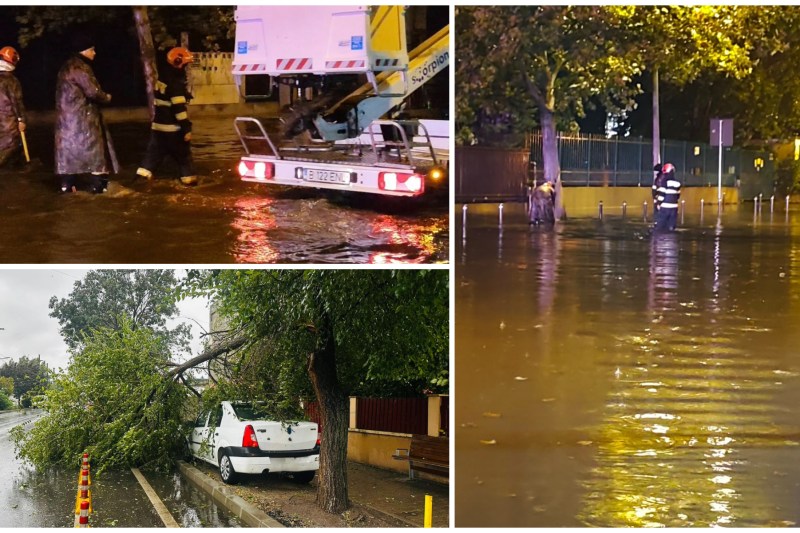 Imagini din București, 3 octombrie 2025. Foto: ISU București-Ilfov, Meteo Plus