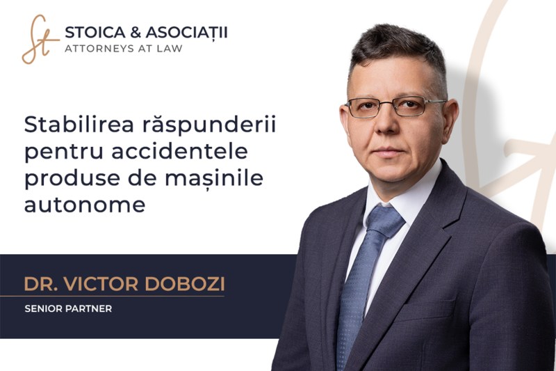 Stabilirea răspunderii pentru accidentele produse de mașinile autonome
