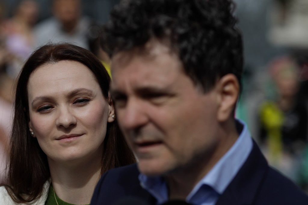 Diana Pungă și Nicușor Dan / Inquam Photos / Octav Ganea