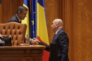 Ilie Bolojan și Sorin Grindeanu. Foto: Inquam Photos / George Călin