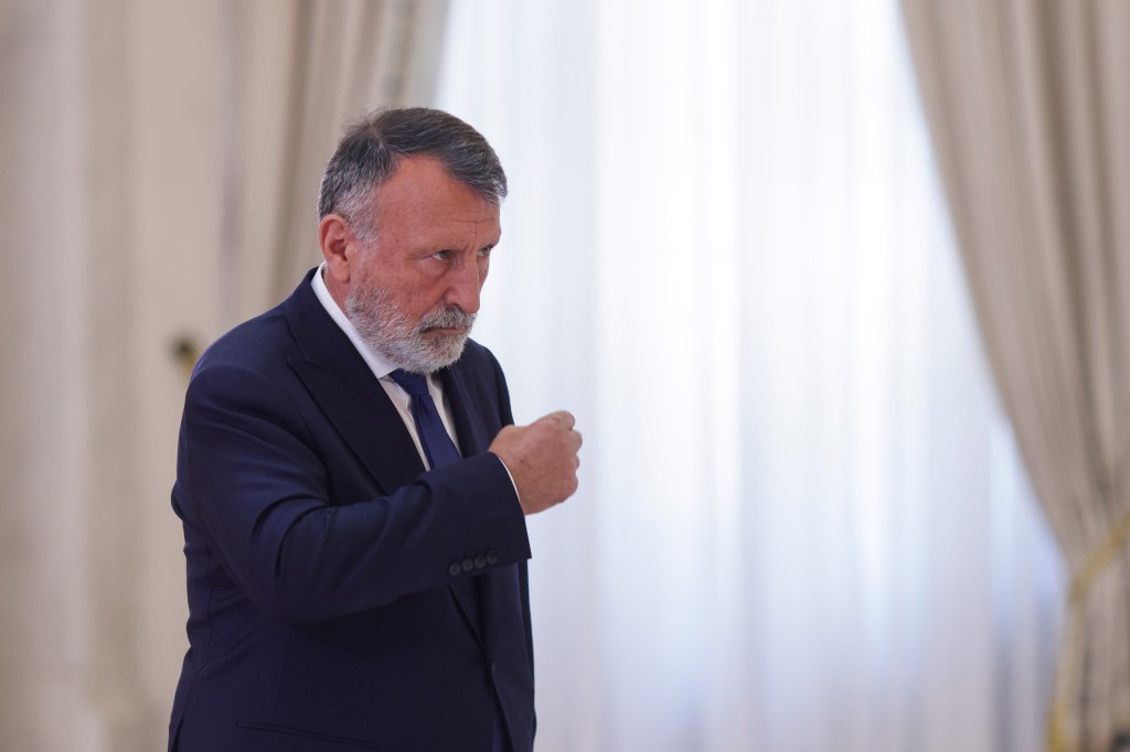 Paul Stănescu la funeraliile fostului președinte PSD Ion Iliescu. Foto: Inquam Photos / Octav Ganea