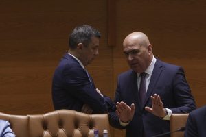 Sorin Grindeanu și Ilie Bolojan. Foto: Inquam Photos / Octav Ganea