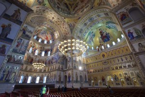 Imagine de interior din Catedrala Mântuirii Neamului, denumită oficial Catedrala Natională. Inquam Photos / George Călin