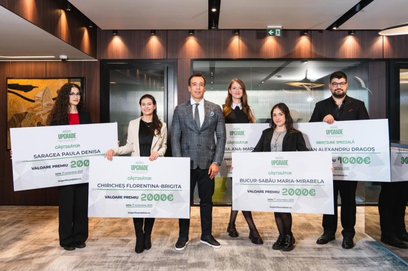 Fundația Bog’Art a acordat burse și mențiuni Upgrade, în valoare totală de 10.000 de euro, unor studenți care pot schimba în bine viitorul României