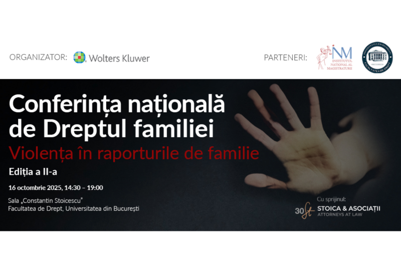 Concluziile Conferinței naționale de Dreptul familiei – Violența în raporturile de familie (ediția a II-a) 