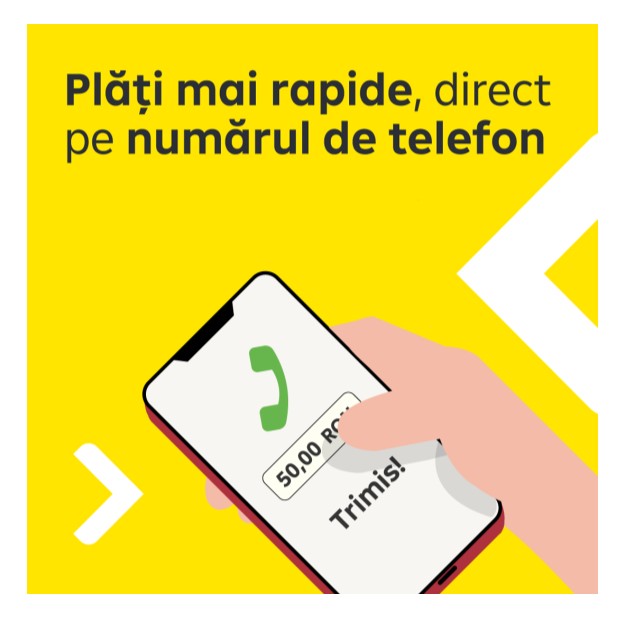 Transferuri de bani instant doar cu numărul de telefon direct din Smart Mobile