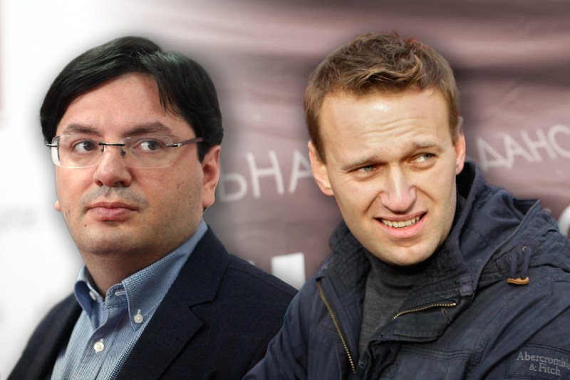 Nicolae Bănicioiu și Alex Navalnîi. Colaj: Ion Mateș / Hotnews. Foto: Inquam Photos / George Călin și Profimedia