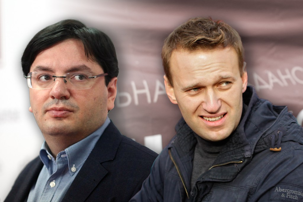 Nicolae Bănicioiu și Alex Navalnîi. Colaj: Ion Mateș / Hotnews. Foto: Inquam Photos / George Călin și Profimedia