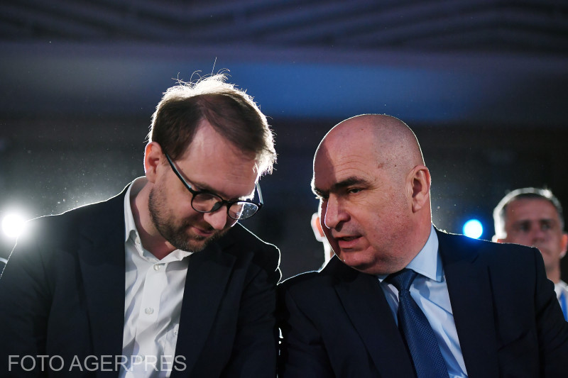 Dominic Fritz și Ilie Bolojan. Foto: Grigore Popescu / Agerpres