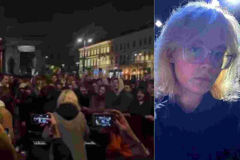 VIDEO „Bătrânul să tremure de frică!”. Ce spune cântecul de protest care l-a speriat pe Putin și a dus la arestarea unei artiste de 18 ani la Sankt Petersburg