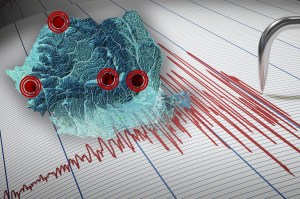 Cutremure în România. Colaj: Ion Mateș / Hotnews. Foto: Shutterstock